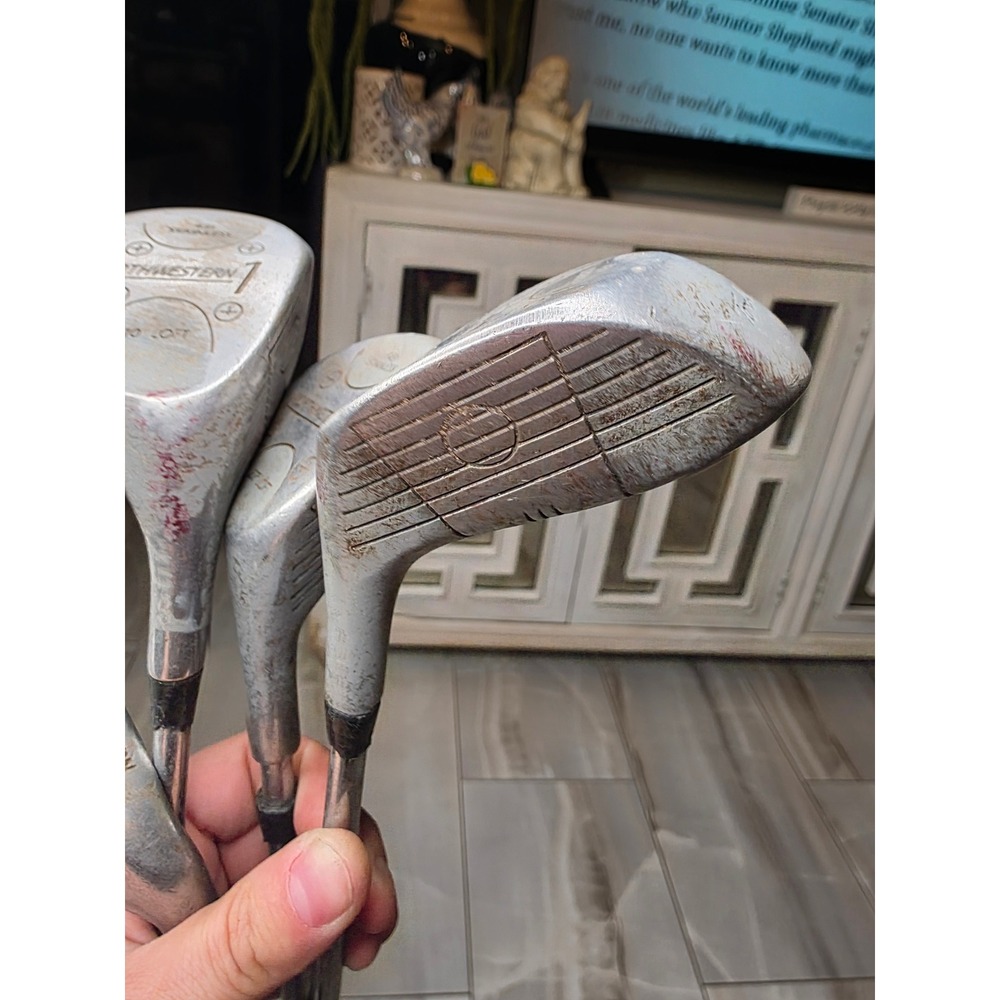 Northwestern Golf Club Set 1 3 5 Woods Tom Weiskopf 4 Iron Ultimate Stainless - Picture 11 of 16